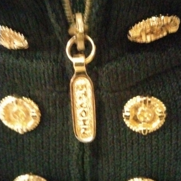 ST JOHN COLLECTION MARIE GRAY BLACK KNIT DRESS SIZE 10 - Picture 11 of 11